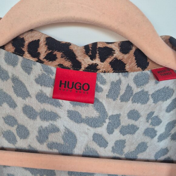 Hugo Boss leopard print button-up dress - Picture 2 of 8